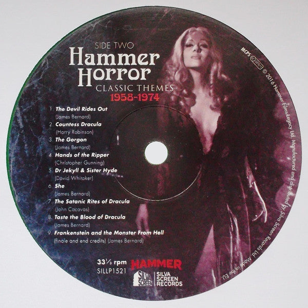 Various : Hammer Horror - Classic Themes 1958-1974 Original Soundtrack Recordings (LP, Comp, Ltd, Gre)