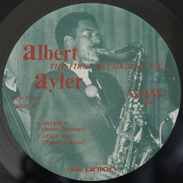 Albert Ayler : The First Recording Vol. 2 (LP, Album, RE)