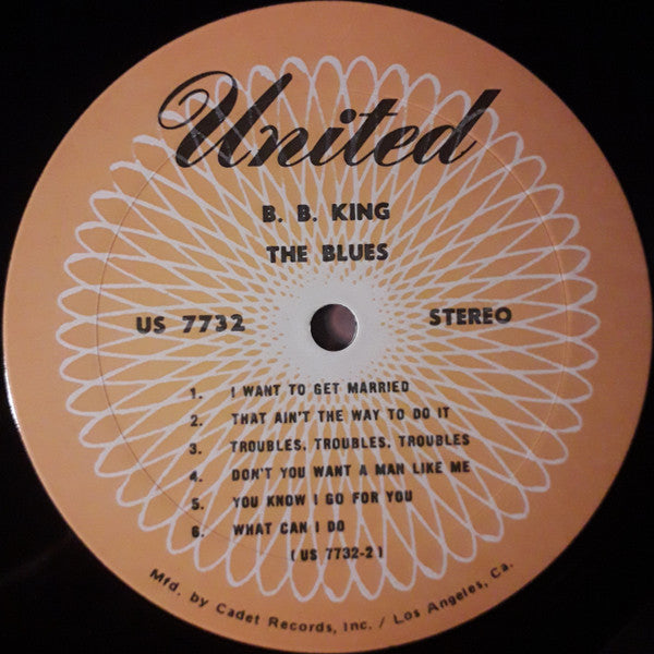 B. B. King* : The Blues (LP, Album, RE)