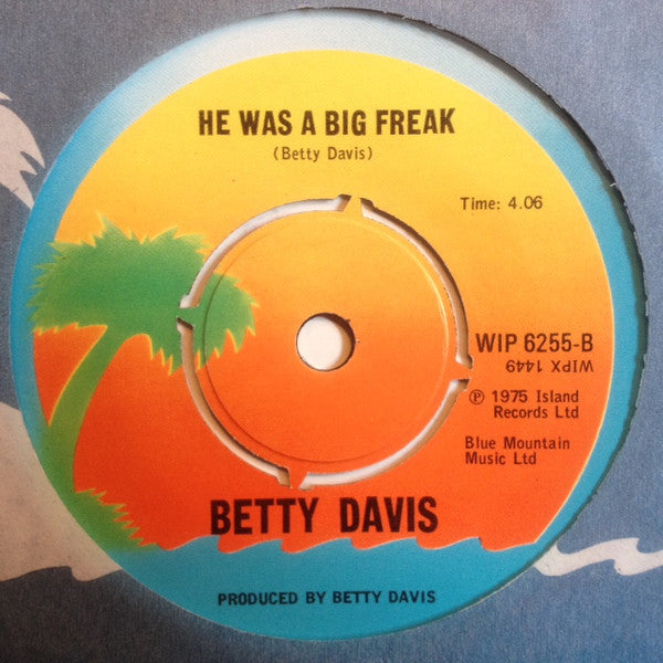 Betty Davis : Shut Off The Light / He Was A Big Freak (7", Single, Promo, DJ )