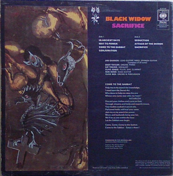 Black Widow (5) : Sacrifice (LP, Album)