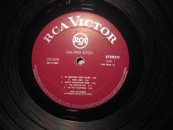 Lord Kitchener : Calypso Kitch (LP, Liv)