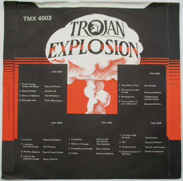 Various : Trojan Explosion (7", Maxi, Lab)