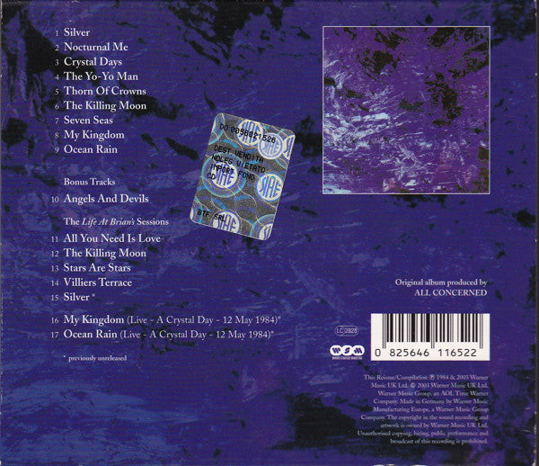 Echo & The Bunnymen : Ocean Rain (CD, Album, RE, RM, O-C)