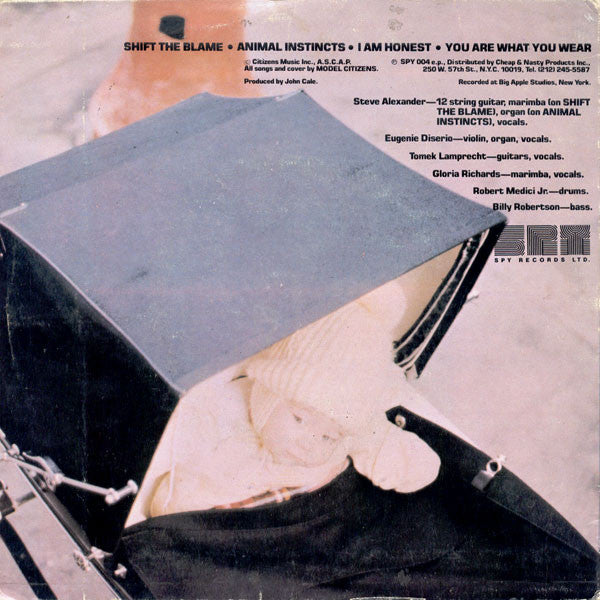 Model Citizens (3) : Shift The Blame (7", EP, Styrene)