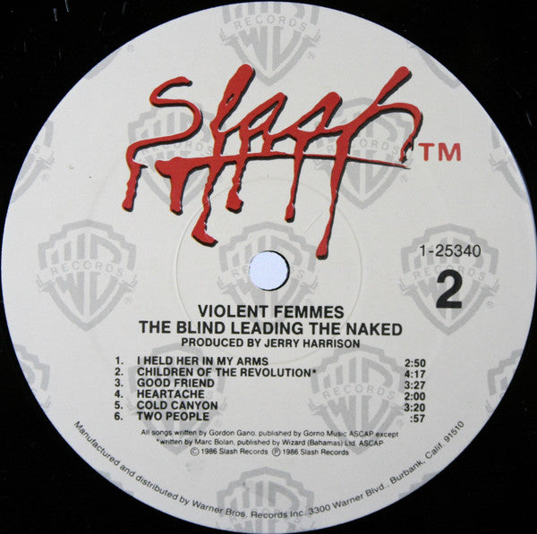 Violent Femmes : The Blind Leading The Naked (LP, Album, Spe)