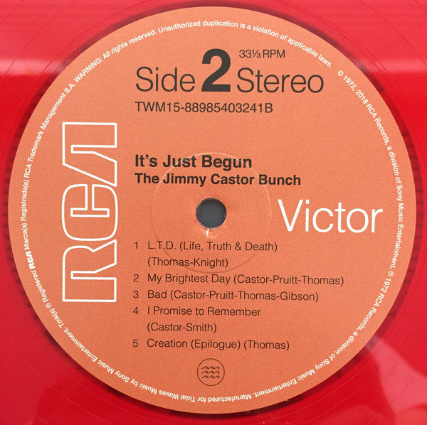 The Jimmy Castor Bunch : It's Just Begun (LP, Album, RSD, Ltd, RE, Red)