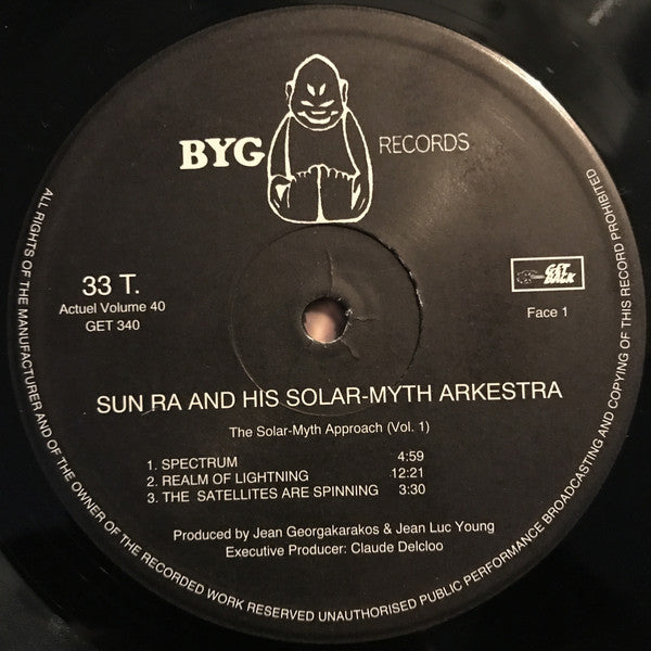The Sun Ra Arkestra : The Solar-Myth Approach (Vol 1) (LP, Album, RE, RM, 180)