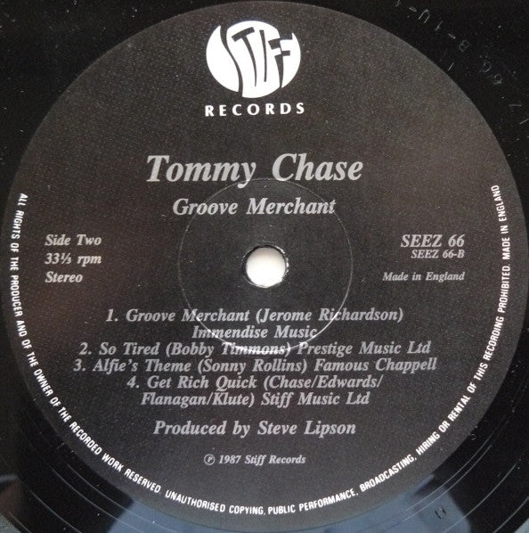 Tommy Chase : Groove Merchant (LP)