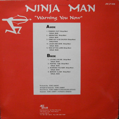 Ninjaman : Warning You Now (LP)