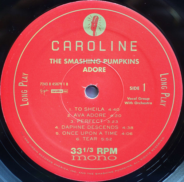 The Smashing Pumpkins : Adore (LP + LP, S/Sided + Album, Mono, AV )