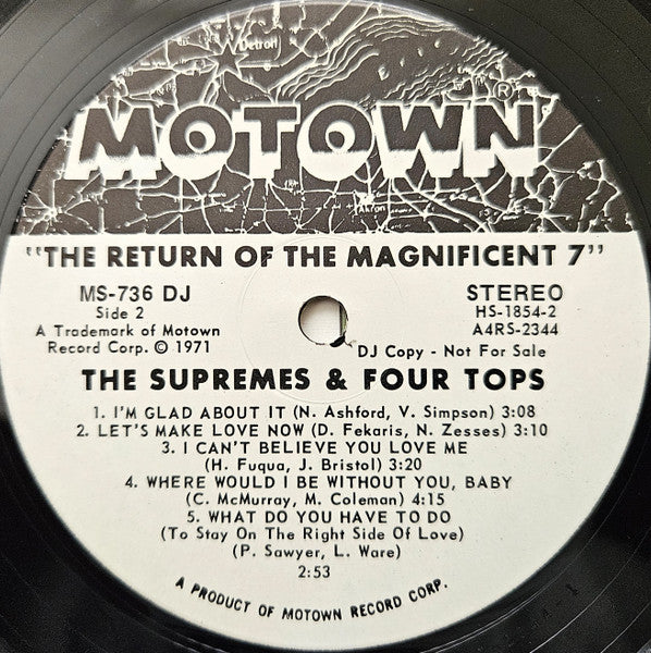 The Supremes & The Four Tops* : The Return Of The Magnificent Seven (LP, Album, Promo, Ind)