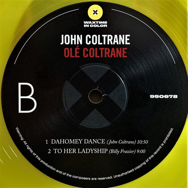 John Coltrane : Olé (The Complete Session) (LP, Album, Ltd, RE, RP, Yel)