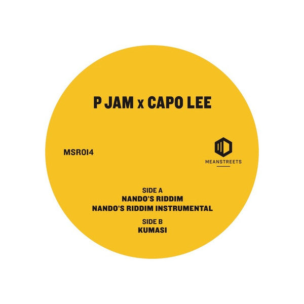 P Jam x Capo Lee : Nando's Riddim EP (12", Single)