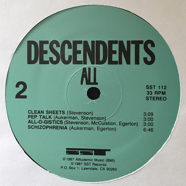Descendents : All (LP, Album, RP)