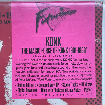 Konk : The Magic Force Of Konk 1981-1988 (3xLP, Comp, Ltd, Col)