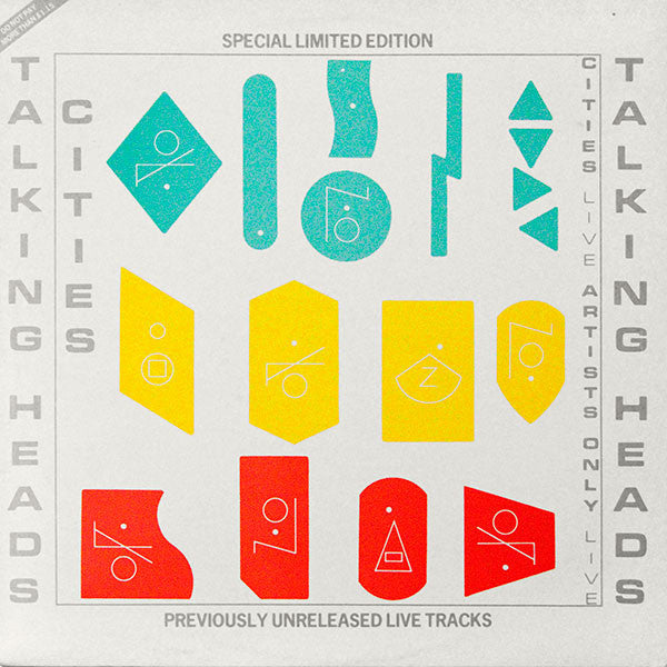 Talking Heads : Cities (12", Ltd, S/Edition)