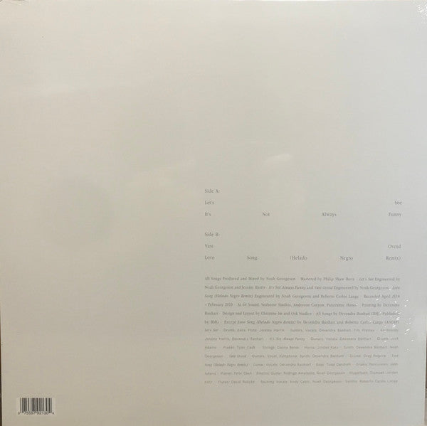 Devendra Banhart : Vast Ovoid (12", EP, Ltd, Whi)