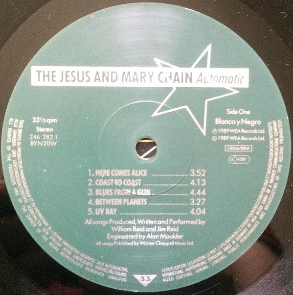 The Jesus And Mary Chain : Automatic (LP, Album, Ltd, Gat)