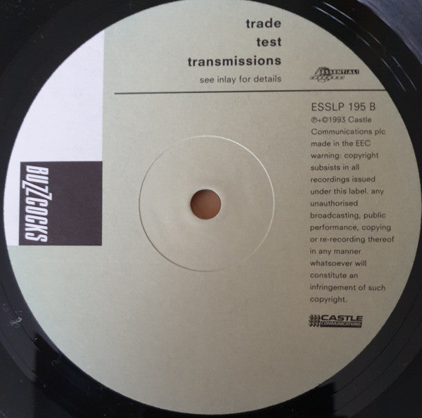 Buzzcocks : Trade Test Transmissions (LP, Album)