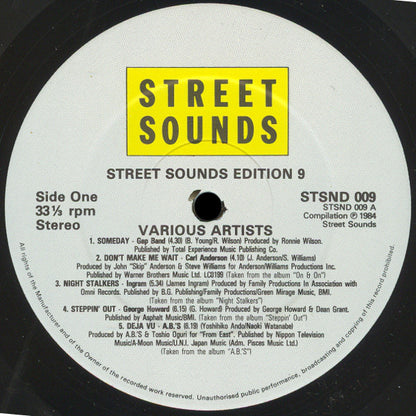 Various : Street Sounds Edition 9 (LP, Comp)