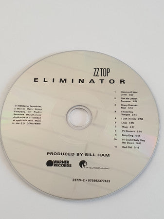 ZZ Top : Eliminator (CD, Album, RE, RM, RP)
