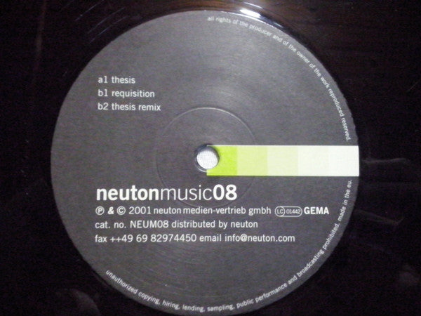 Measures : Thesis (12")