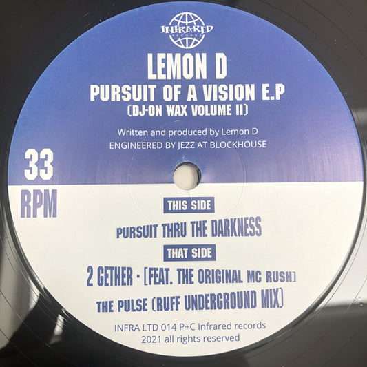 Lemon D : Pursuit Of A Vision E.P (DJ-On Wax Volume II) (12", EP, RE)