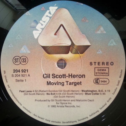 Gil Scott-Heron : Moving Target (LP, Album)