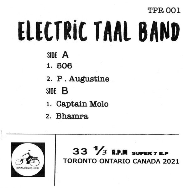 Electric Taal Band : Super 7 EP (Lathe, 7", EP, Ltd, Num)