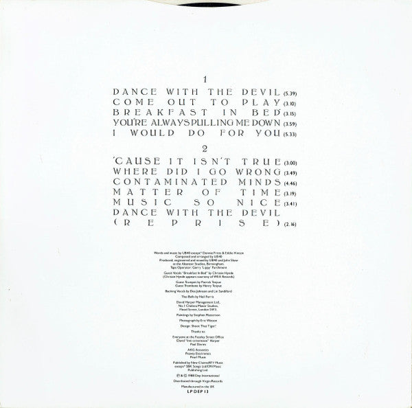 UB40 : UB40 (LP, Album)