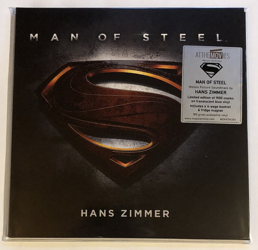 Hans Zimmer : Man Of Steel (Original Motion Picture Soundtrack) (2xLP, Dlx, Ltd, Num, RE, Tra)