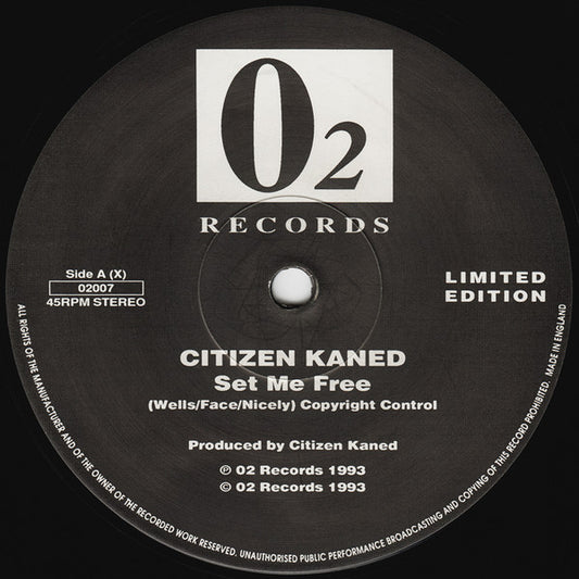 Citizen Kaned (2) : Set Me Free (12", Ltd)