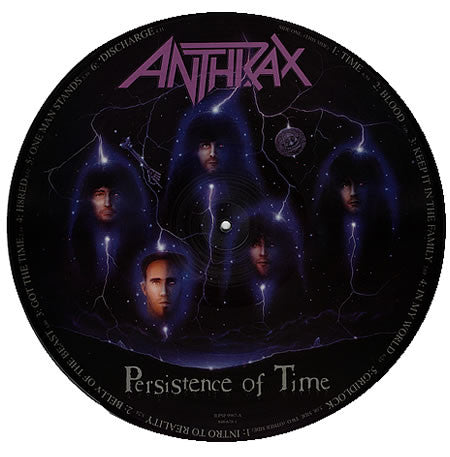 Anthrax : Persistence Of Time (LP, Album, Pic)