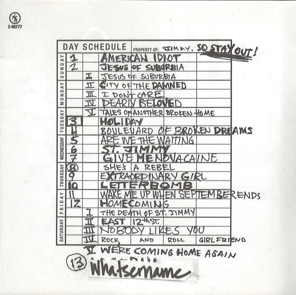 Green Day : American Idiot (CD, Album, RP)