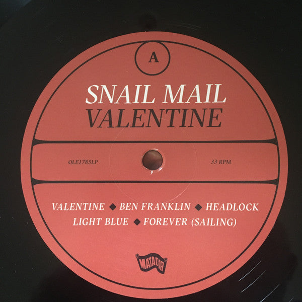 Snail Mail (2) : Valentine (LP, Album)