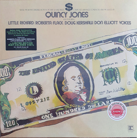 Quincy Jones : $ (Music From The Original Motion Picture Sound Track) (LP, Album, Ltd, RE, Gre)