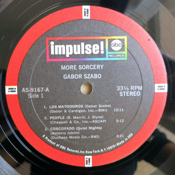 Gabor Szabo : More Sorcery (LP, Album, Gat)