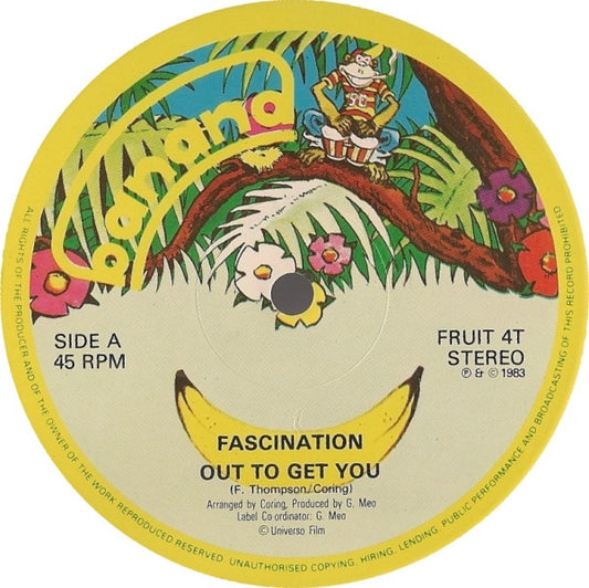 Fascination (2) : Out To Get You (12")