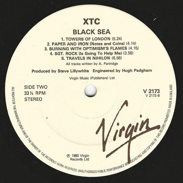 XTC : Black Sea (LP, Album)
