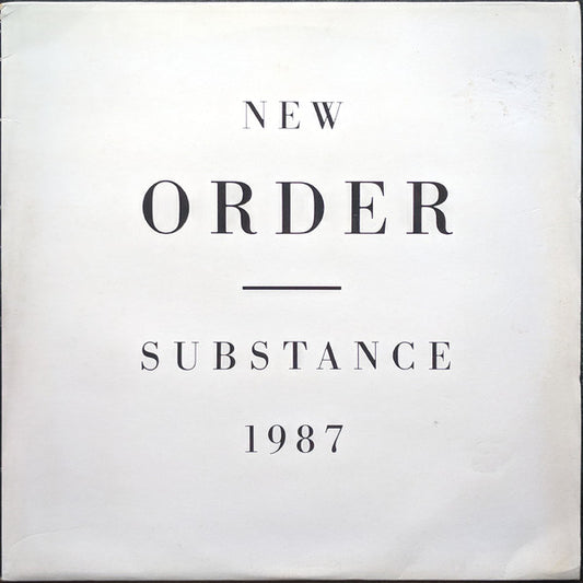 New Order : Substance (2xLP, Comp, Emb)