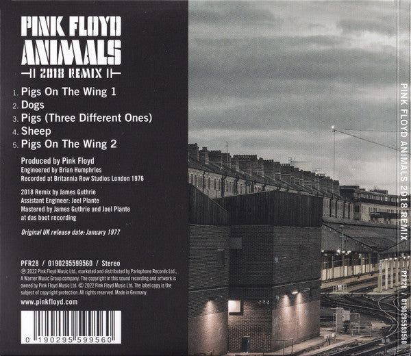 Pink Floyd : Animals (2018 Remix) (CD, Album, RE, RM)