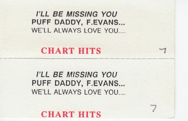 Puff Daddy, Faith Evans Feat. 112 :- The Lox : Tribute To The Notorious B.I.G. (7", Jukebox)