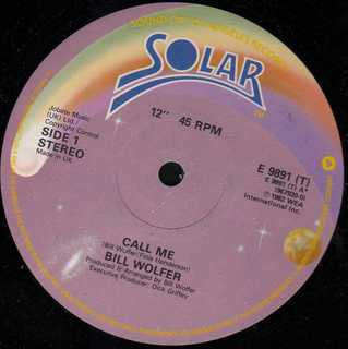 Bill Wolfer : Call Me (12")