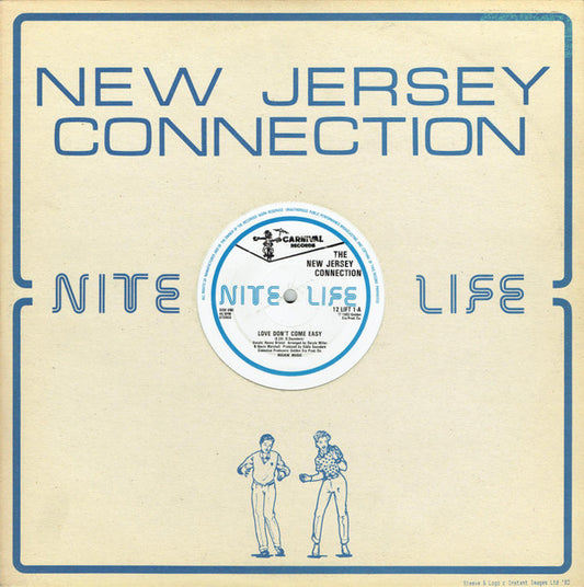 The New Jersey Connection : Love Don't Come Easy (12", Single)