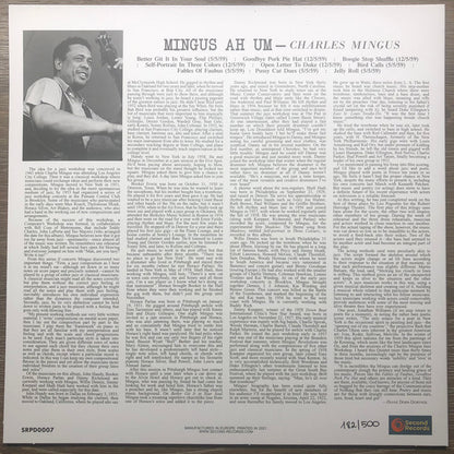 Charles Mingus : Mingus Ah Um (LP, Album, Ltd, Num, RE, Spl)