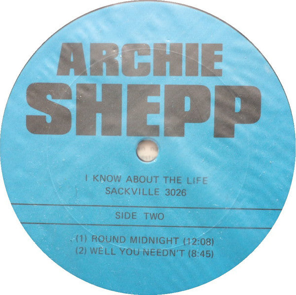 Archie Shepp : I Know About The Life (LP, Album)