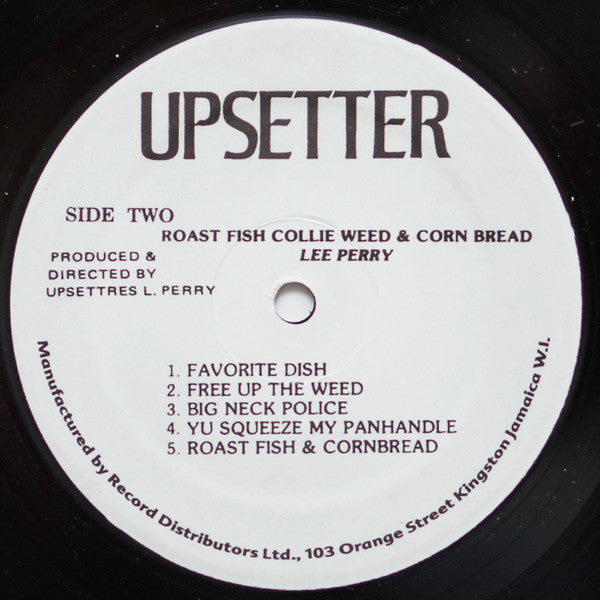 Lee Perry : Roast Fish Collie Weed & Corn Bread (LP, Album, RE)