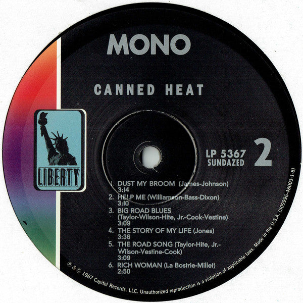 Canned Heat : Canned Heat (LP, Album, Mono, RE)