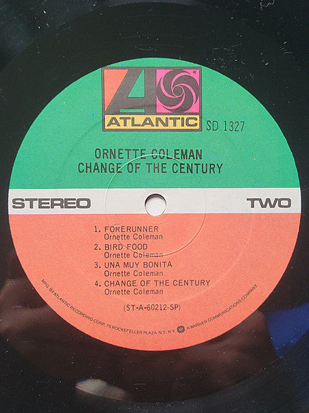 Ornette Coleman : Change Of The Century (LP, Album, RE)